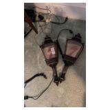 Two Seagrams Wall Lights One Is Cracked
