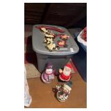 Lot of Christmas Decor and Tote