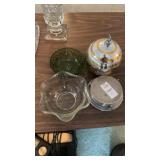 Lot of Glassware Coasters and More