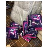 6 unopened packages of womens maximum pads
