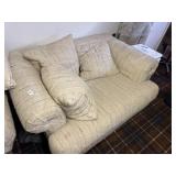 Oversized textured airchair and sofa NO CONTENTS