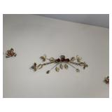 Vintage metal wall decor