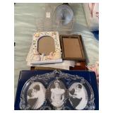 Flood light bulbs, picture frames