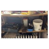 Shelf Lot of Tools and Hardware