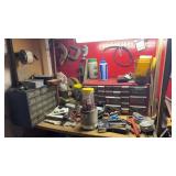 Shelf Lot of Tools and Hardware
