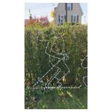 Ski Man light up wire decoration 80x54in.