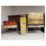 Lot of baking supplies - cake pans and cookie