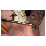 Safety Handrail, vases, and decor
