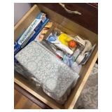 Drawer lot of parchment paper, drying mats and