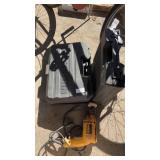 Dewalt Corded drill with 2 Craftsman plastic
