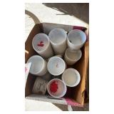 Box of Sani-Dairy Vegetabke dip containers