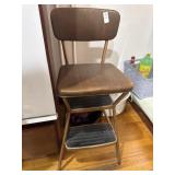 Vintage brown Cosco step-stool