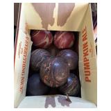 Vintage duckpin bowling balls