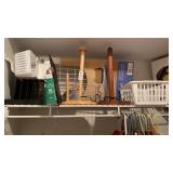 Paper towel holder, baskets, envelopes and others