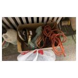 Box of Hardware and Extension Cord