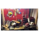 Shelf Lot of Tools and Hardware