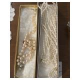 Marvella and made in Hong Kong faux pearls