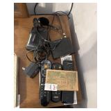 Sony Walkman with headphones and misc