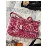 Vera Bradley Mandy bag in twirly bird pink