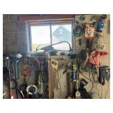 Large lot of assorted hand tools and misc