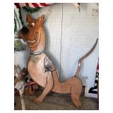 Large metal framed Scooby-Doo- yard decor -a