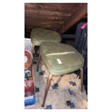 MCM Olive Green Stools As Is