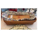 1995 Longaberger Basket w Liner and Brick