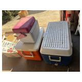 Lot of 3 coolers