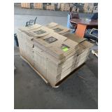 PALLET WITH CARDBOARD BOXES, 15' X 9' X 10'
