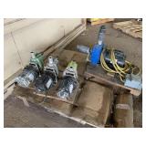 PALLET WITH 4 ELECTRIC MOTORS & CENTRIFUGAL PUMPS