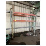 PALLET RACK, 12' UPRIGHT, (3) 8' BEAMS