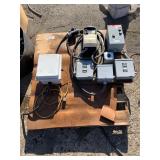 PALLET WITH ASSORTED ELECTRICAL DISTRIBUTION BOXES