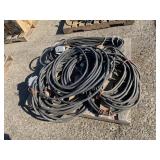 PALLET WITH ASSORTED HEAVY DUTY ELECTRICAL CORDS