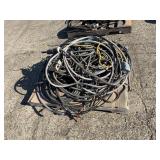 PALLET WITH ASSORTED ELECTRICAL CORDS & WIRE