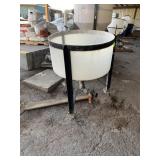 POLYETHYLENE CONE BOTTOM TANK WITH STAND