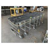 EXPANDABLE SKATE WHEEL CONVEYOR TABLE