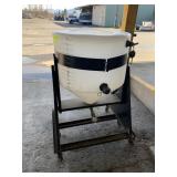 POLYETHYLENE CONE BOTTOM TANK WITH STAND