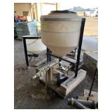 POLYETHYLENE CONE BOTTOM TANK WITH STAND