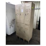 LOCKERS, SIX DOOR
