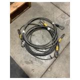 (3) KRYPONITE KRYPTOFLEX SECURITY CABLES