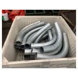 TOTE WITH ASSORTED SIZED ELBOWS