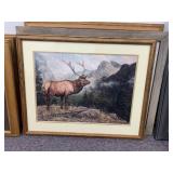 ELK WILDLIFE HOME DECOR ART PIECE