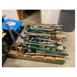 PALLET WITH ASSORTED OFFSET CONDUIT BENDERS