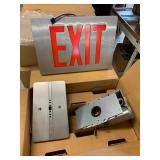 (2) ISOLITE THIN LINE EXIT SIGNS