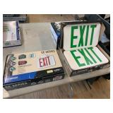 (2) CE SERIES LED EXIT SIGNS