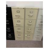 (2) 4 DRAWER FILE CABINETS