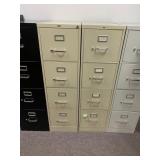 (2) 4 DRAWER FILE CABINETS