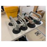 (4) DOUBLE CUP SHEET METAL LIFTS