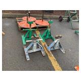 (4) ROLLER STANDS