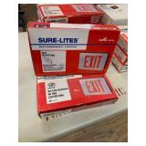(2) SURE LITES LED EXIT SIGNS